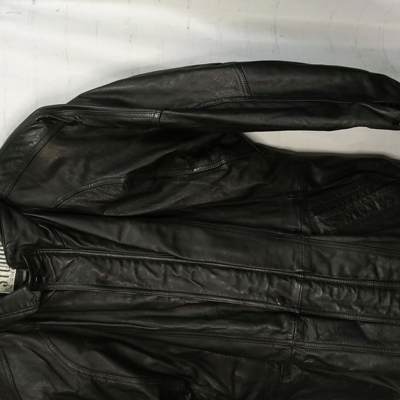 Vintage 80s Europe Craft Leather Jacket – Genuine Leather, Classic Cut, Size LG - Picture 2 of 12